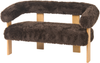 Sofa 2-Sitzer ILBRO Webpelz Dunkelbraun Hellbraun Bild 5