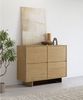 OTTO home Sideboard Tatami, Stilvolle, moderne grifflose Kommode 2 Türen, Breite 111cm, Anrichte mit viel Stauraum, Böden verstellbar, push-to-open-Funktion Bild 2
