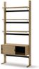 Selsey 'Ollie' Standregal mit 3 Fächern und Stauraum, Eichenholzoptik, 193 x 88 x 40 cm Bild 3