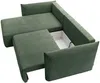 Vente-unique - CARISU Sofa Stoff Grün - B 167 cm x H 89 cm x L 245 cm Bild 4