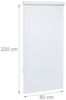 Relaxdays Weißes Thermorollo 220 cm lang Bild 5