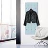 Queence Garderobe - "Evoli" Druck auf hochwertigem Arcylglas inkl. Edelstahlhaken und Aufhängung, Format: 50x120cm Bild 2
