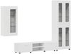 vidaXL TV-Schrankset mit Schubladen FLORIN 3 pcs Weiß Holzwerkstoff 3397944 Bild 2