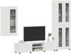 vidaXL TV-Schrankset mit Schubladen FLORIN 3 pcs Weiß Holzwerkstoff 3397944 Bild 3