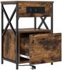 vidaXL Nachttisch Geräucherte Eiche 40 x 31 x 60 cm Holzwerkstoff 859494 Bild 5