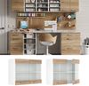 Hängeschrank R-Line Sonoma 80 cm mit Glastüren Vicco Bild 2