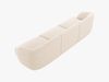 Micadoni Sofa Miley 3-Sitzer Chenille Eden Elfenbein Bild 3