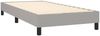 vidaXL Boxspringbett mit Matratze Hellgrau 100x200 cm Stoff 3144053 Bild 4