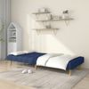 vidaXL Schlafsofa 2-Sitzer Blau Stoff 375830 Bild 3