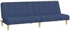 vidaXL Schlafsofa 2-Sitzer Blau Stoff 375830 Bild 2