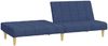 vidaXL Schlafsofa 2-Sitzer Blau Stoff 375830 Bild 4
