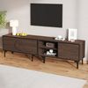 Merax Lowboard für 80-Zoll-Fernseher (1 St, 180*35*49cm), TV-Board mit 3 Türen und offenen Fächern, Fernsehschrank TV-Schrank Bild 3