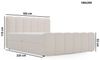 GrainGold Boxspringbett mit Bettkästen CLOUD, Modern Bett mit Kopfteil - 180x200 cm, Schwarz (1x Bett + 1x Topper) Bild 4
