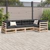 vidaXL 5-tlg. Garten-Sofagarnitur Massivholz Kiefer 3299430 Bild 3