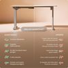 Desktronic HomePro Elektrisch höhenverstellbarer Schreibtisch 180x80 cm Bambus/Grau mit Memory-Funktion, Anti-Kollisions Technologie, USB-A und USB-C-Ladeanschlüssen Bild 5