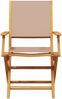 vidaXL Gartenstühle 2 Stk. Taupe Massivholz Akazie & Stoff 367671 Bild 5