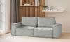 Sofaset Modulsofa-Set 6-teilig SANDE 3-2-1 Stoff Alpine Hellgrau Bild 5