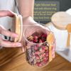Glasbehälter Vorratsdosen Luftdicht Löffel Overnight Oats Gläser Kaffee Tee Bild 2