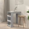 vidaXL Bartisch mit Regal Grau Sonoma 102x50x103,5cm Holzwerkstoff 812967 Bild 3