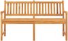 vidaXL Gartenbank 3-Sitzer mit Tisch 150 cm Massivholz Teak 316631 Bild 3