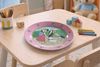 Rungassi Teller Kinder Teller mit Heidi Motiv Ø 19 cm Rosa Keramik Bild 2