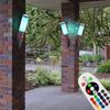 RGB LED Wandleuchte, Edelstahl, anthrazit, Sensor, H 41 cm Bild 3