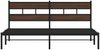 vidaXL Bettgestell ohne Matratze mit Kopfteil Braun Eiche 200x200 cm 4017158 Bild 4