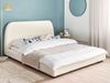 Wasserbett Bouclé ROISEL 160 x 200 cm Hellbeige Bild 3