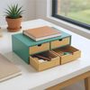 Relaxdays Schreibtisch Organizer 4 Schubladen Bild 2