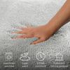 OTTO home Badematte Kaarin, Höhe 30 mm, rutschhemmend beschichtet, schnell trocknend, Polyester, rechteckig, Badteppich, getuftet, flauschig, hochflor, große Farbauswahl Bild 3