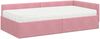vidaXL Eckbettgestell mit Matratze Sonstiges 2 pcs Grau Samt 3393617 Bild 4