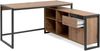 Eckschreibtisch >Denver< 1 Türe, 1 Schub, Dekor Artisan Eiche / anthrazit - 139x75x139 (B/H/T) Bild 5