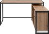 Eckschreibtisch >Denver< 1 Türe, 1 Schub, Dekor Artisan Eiche / anthrazit - 139x75x139 (B/H/T) Bild 3