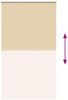 vidaXL Verdunkelungsrollo Beige 130x210 cm Stoffbreite 126,6 cm 4010796 Bild 5