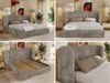 Polsterbett Bett mit Holzlattenrost Schlafzimmer Bett Doppelbett gepolstertes Kopfteil Foam Matratze - EMORA CLASSIC - 140x200 cm - Hellbraun Cord - MIRO LUX Bild 2