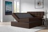 99rooms Cesar Boxspringbett Velours 180x200 cm Braun Bild 3