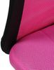FINEBUY Drehstuhl SuVa3485_1 (Kinderschreibtischstuhl Pink für Kinder ab 6), Jugendstuhl mit Lehne & Weichbodenrollen bis 60 kg Bild 4