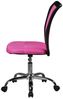 FINEBUY Drehstuhl SuVa3485_1 (Kinderschreibtischstuhl Pink für Kinder ab 6), Jugendstuhl mit Lehne & Weichbodenrollen bis 60 kg Bild 2