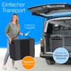 Bestschlaf Klappmatratze Spar-Set inkl. Husse & Transporttasche, Polyester, Schwarz / Anthrazit, 90x200 cm Bild 4