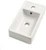 Badplaats Gäste-WC Waschtisch Set Bosco 40x22 cm Walnuss Braun - Platzsparende Badmöbel Set mit Waschbecken und Unterschrank Bild 5