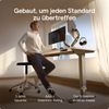 Desktronic HomePro Elektrisch höhenverstellbarer Schreibtisch 140x70cm Grau/Weiß mit Memory-Funktion, Anti-Kollisions Technologie, USB-A und USB-C-Ladeanschlüssen Bild 2