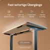 Desktronic HomePro Elektrisch höhenverstellbarer Schreibtisch 140x70cm Grau/Weiß mit Memory-Funktion, Anti-Kollisions Technologie, USB-A und USB-C-Ladeanschlüssen Bild 3