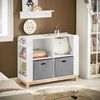 SoBuy KMB85-W Kinderregal, MDF, Lackiert, Weiß, 100 x 80 x 35 cm Bild 2
