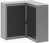vidaXL Werkzeugschrank mit Regal Schwarz und Grau 55 x 55 x 55 cm 4103467 Bild 2