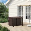 vidaXL Garten Esszimmerstühle 2 pcs Braun und Creme PP 899989 Bild 3