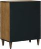 vidaXL Sideboard mit Speicher Braun 60 x 33,5 x 75 cm Massivholz Mango 4018358 Bild 5