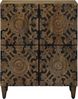 vidaXL Sideboard mit Speicher Braun 60 x 33,5 x 75 cm Massivholz Mango 4018358 Bild 3