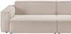 KAWOLA Sofa SAMU 3-Sitzer Feincord beige 72 x 106 x 266 cm Bild 2