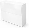 OTTO home Schuhschrank Luxor 2, Schuhregal, Schuhkommode, Höhe 81 cm UV-lackiert, Hochglanz, grifflos, 2-türig Bild 2