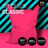 Lumaland 'Luxury' XXL-Sitzsack, Indoor & Outdoor, Pink, Polyester, 380 l Bild 2